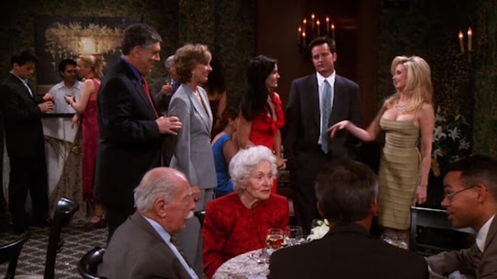 Escena de 'Friends' en un restaurante