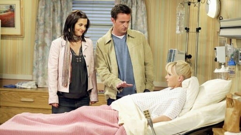 Escena de 'Friends' en el hospital
