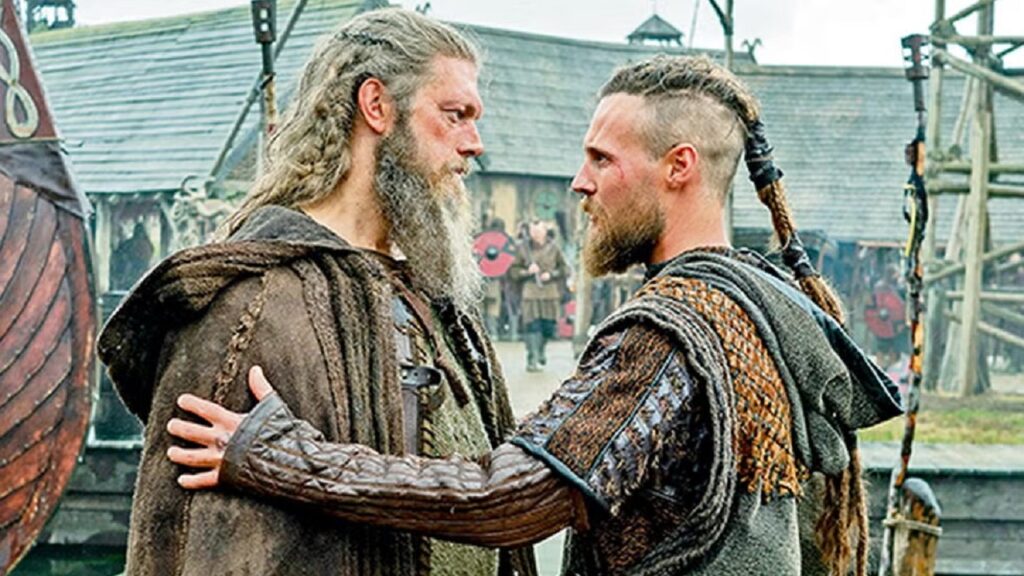 Ubbe y compañero en 'Vikingos'