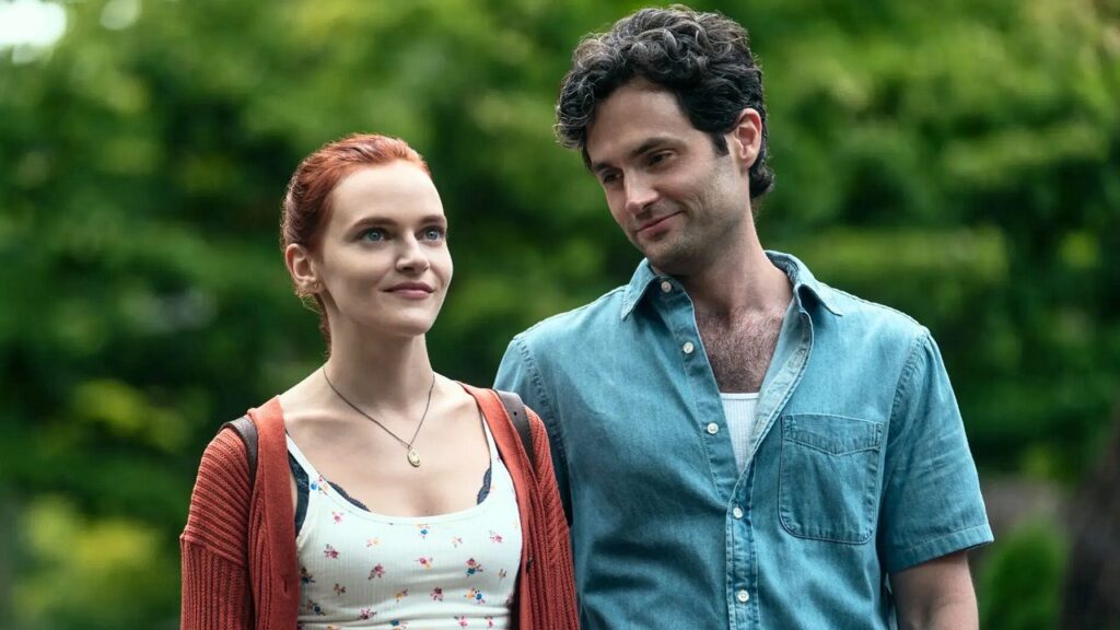 Bronte y Joe en la serie You