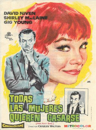 Todas las Mujeres Quieren Casarse (1959) | Comedia Romántica Clásica de Hollywood