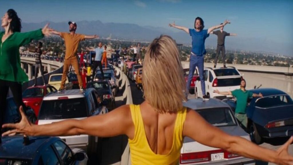 Escena de 'La La Land': Atasco