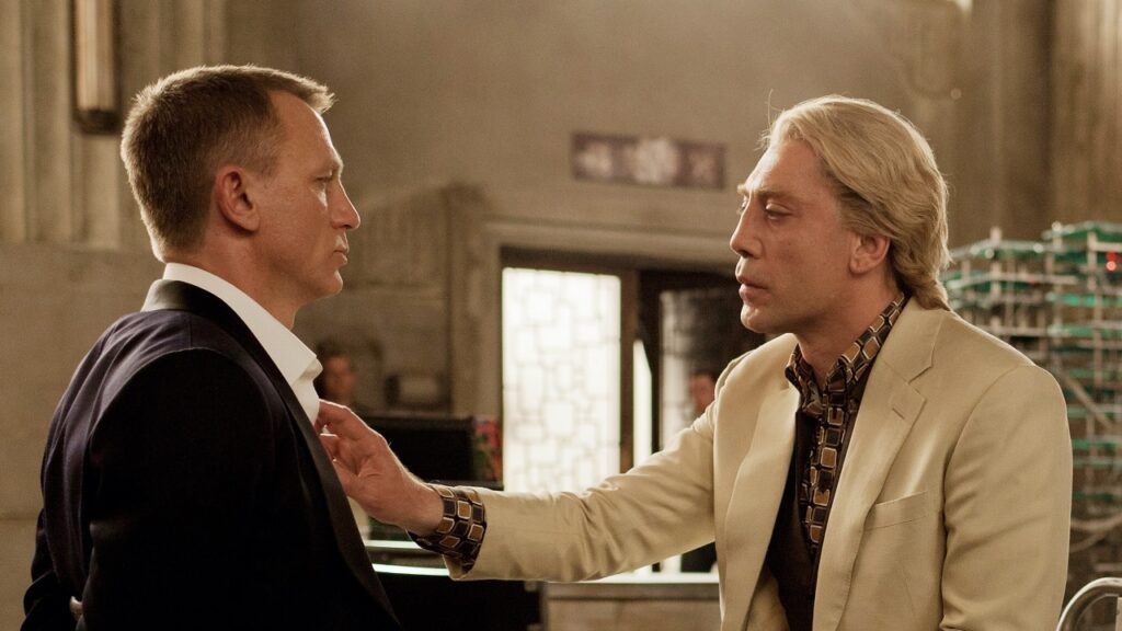 Daniel Craig y Javier Bardem en 'Skyfall'