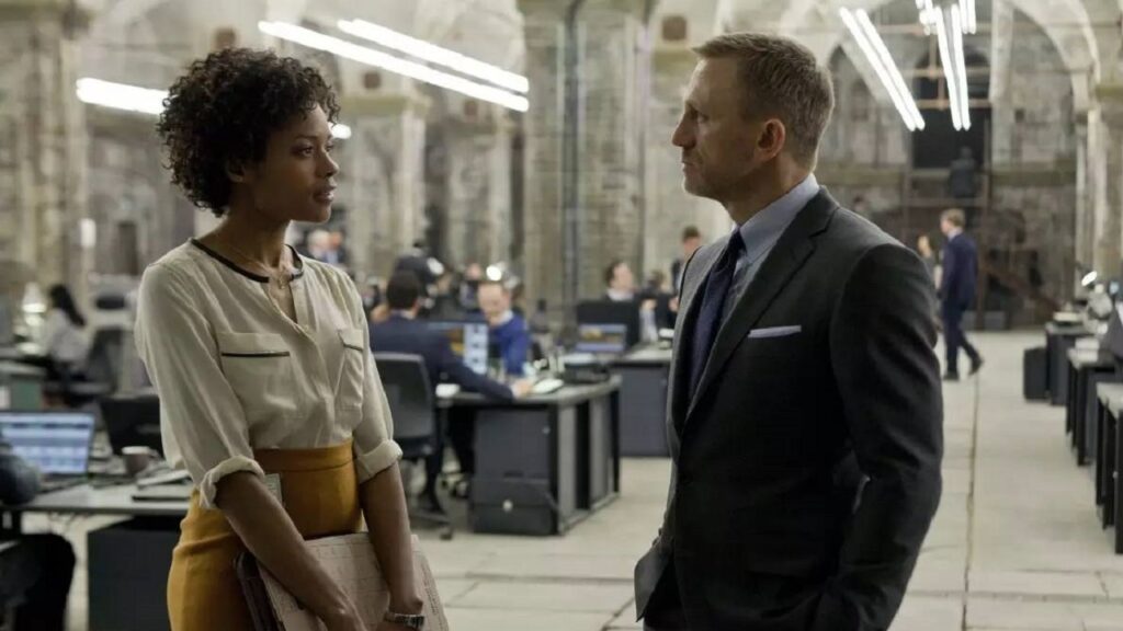 Naomie Harris y Daniel Craig en 'Skyfall'