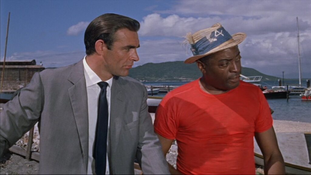 Bond y Quarrel en 'Agente 007 contra el Dr. No'