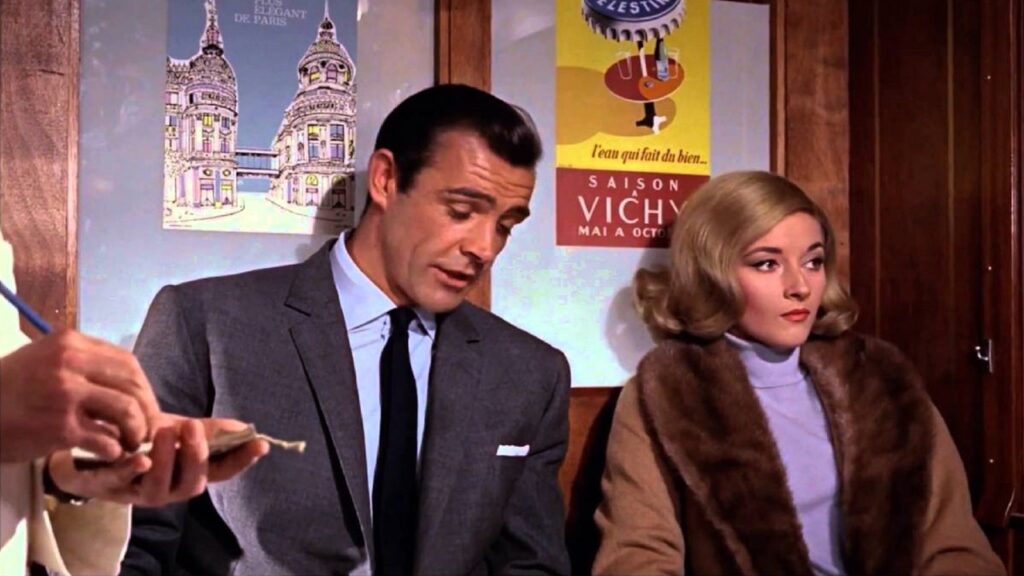 Bond y Tatiana en 'Desde Rusia con amor'