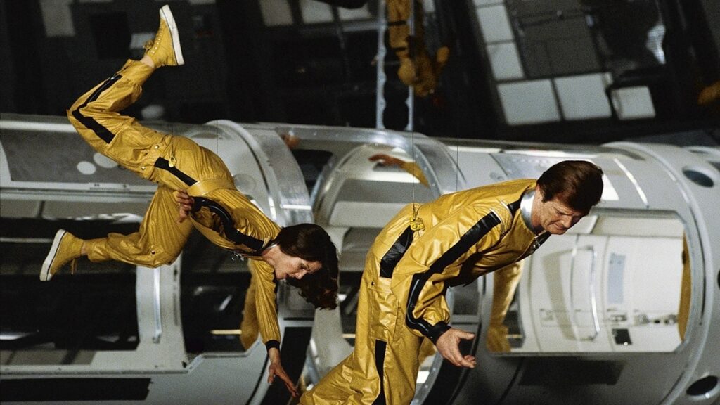 Escena con gravedad cero en 'Moonraker'