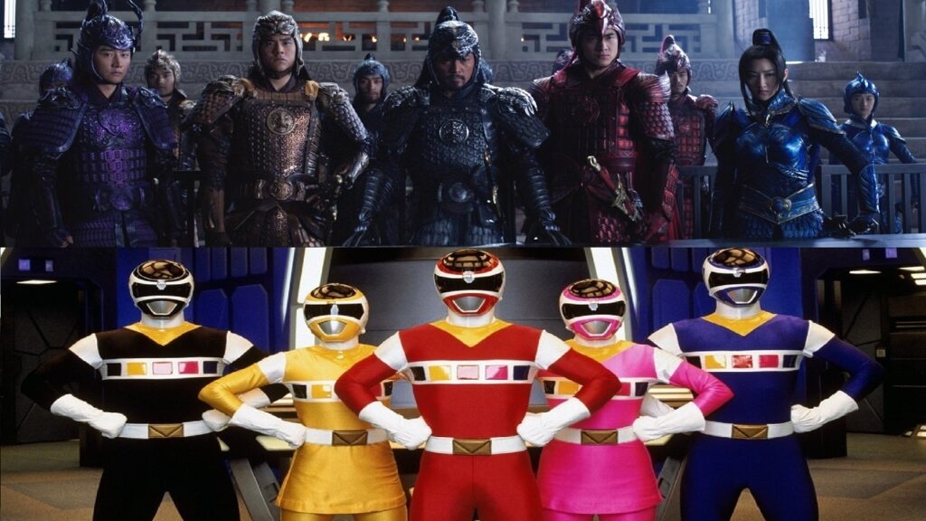 Comparación entre los personajes de 'La Gran Muralla' y los Power Rangers
