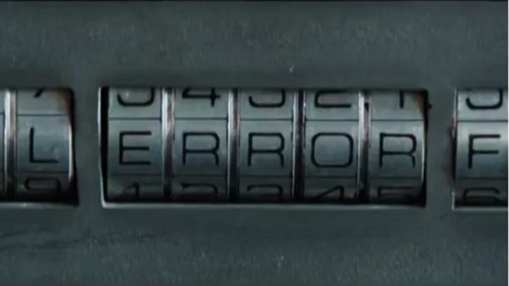 Escena de 'Predestination': Error en la máquina