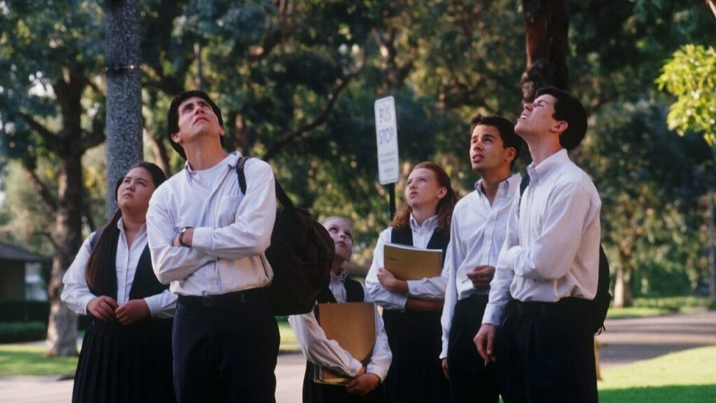 Escena de 'Donnie Darko': Colegiales