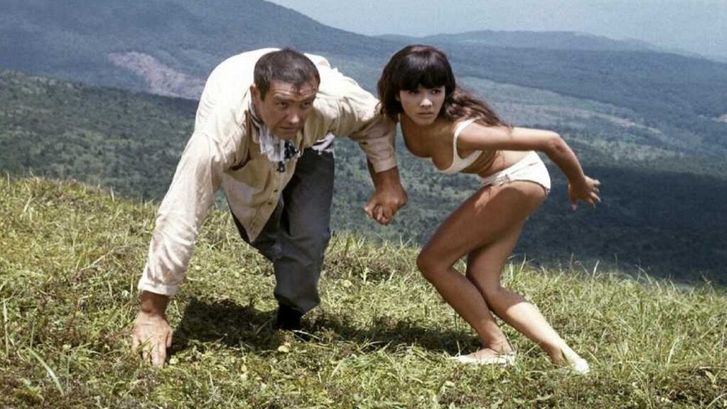 James Bond y su esposa en 'Solo se vive dos veces'