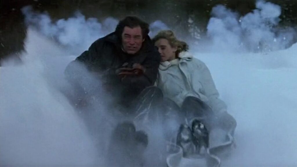 Escena del chelo en la nieve en 'Alta tensión'