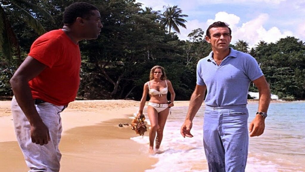 Quarrel, Honey y Bond en 'Agente 007 contra el Dr. No'