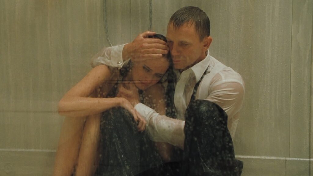 Vesper y Bond en 'Casino royale'