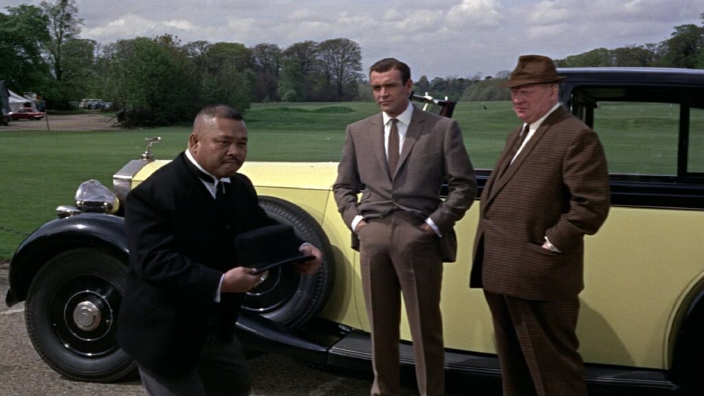 Oddjob, Bond y Goldfinger en 'James Bond contra Goldfinger'