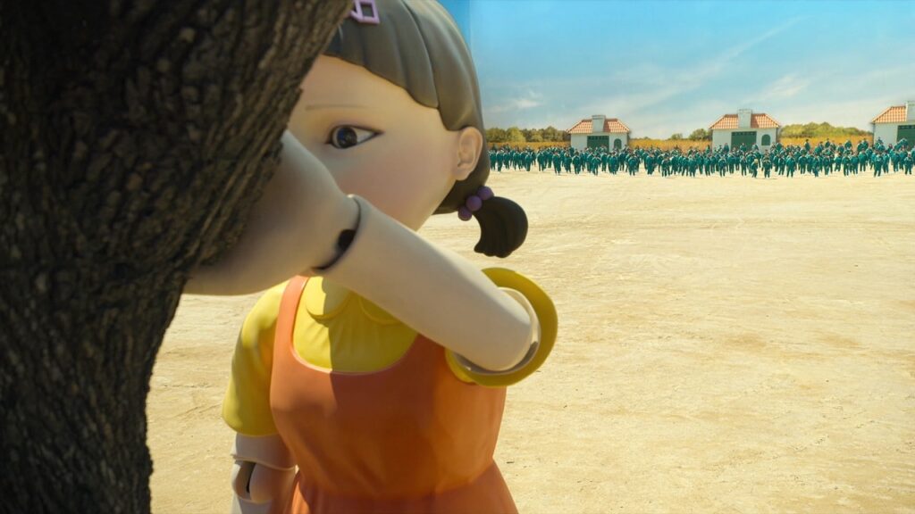 Juego Luz Roja Luz Verde en 'El juego del calamar'