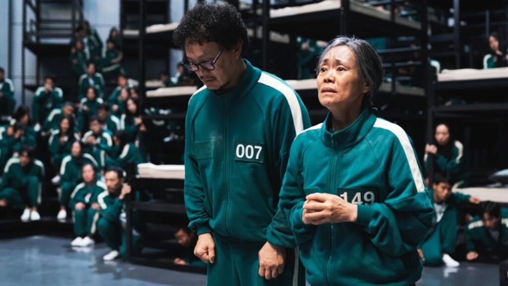 Hijo y madre en 'El juego del calamar'