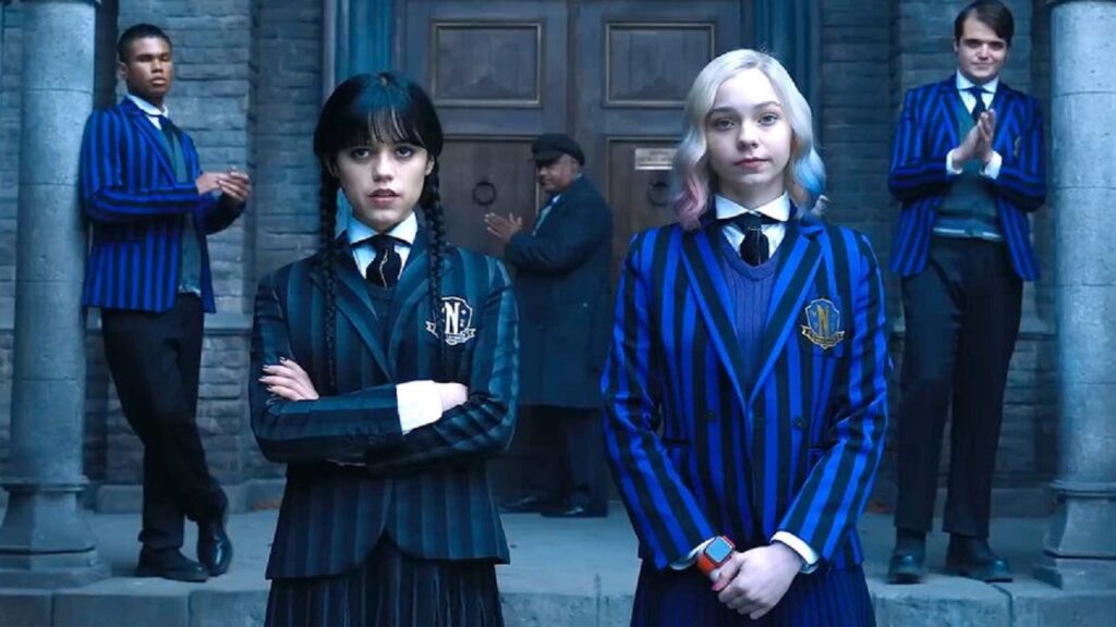 Miércoles y Enid en 'Miércoles'