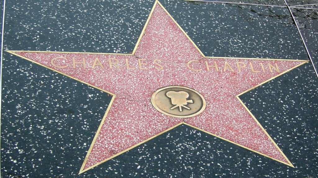 Estrella de Charles Chaplin en el paseo de la fama