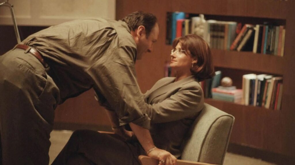 Tony Soprano y Jennifer Melfi en 'Los Soprano'