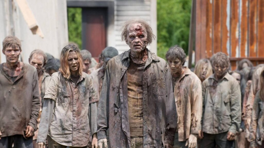 Zombies en 'The walking dead'