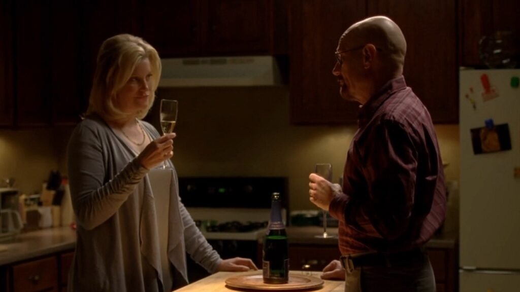 Skyller y Walter en escena de 'Breaking Bad'