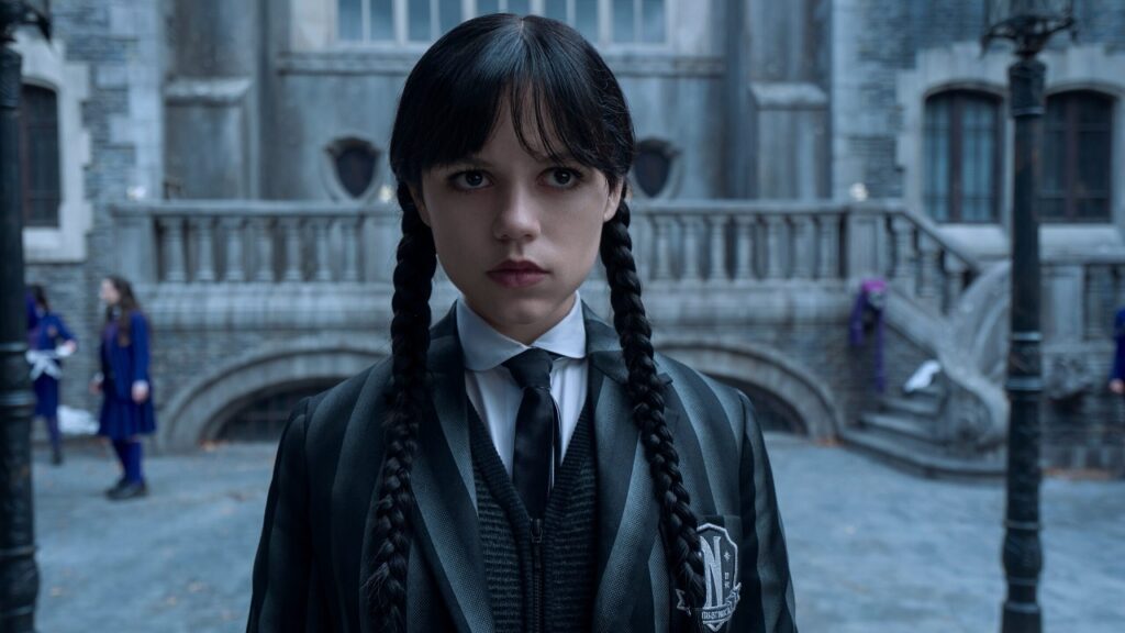 Jenna Ortega en 'Miércoles'