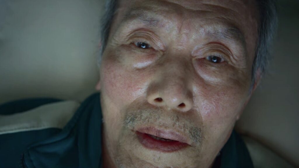 Anciano en 'El juego del calamar'