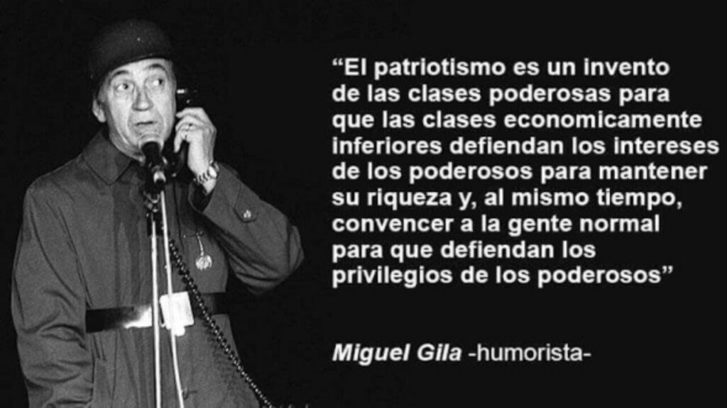Miguel Gila y una frase sobre el patriotismo