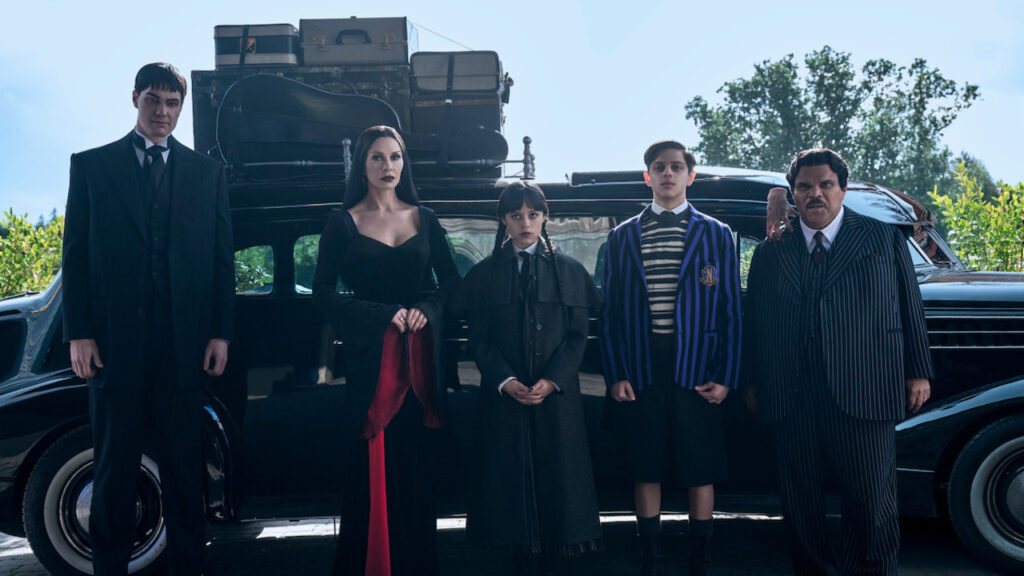 Familia Addams en la temporada 2 de 'Miércoles'