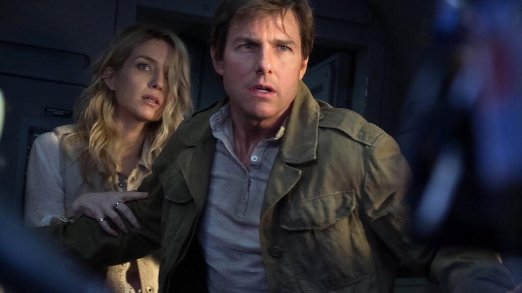 Annabelle Wallis y Tom Cruise en 'La Momia'