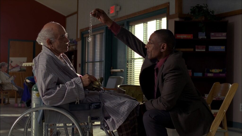 Héctor Salamanca y Gustavo Fring en 'Breaking Bad'