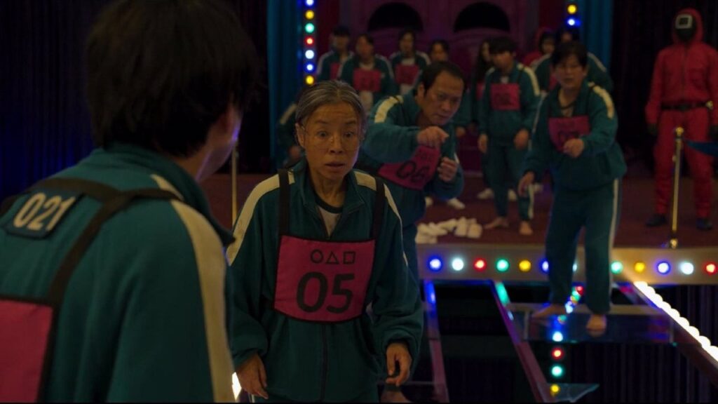 Jugadores en 'El juego del calamar'