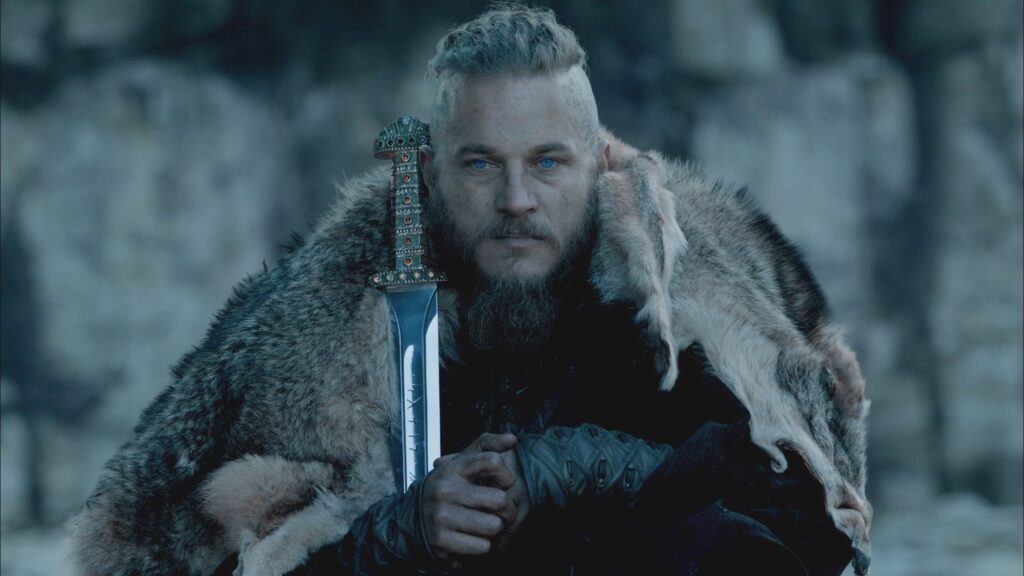 Ragnar como rey en 'Vikingos'