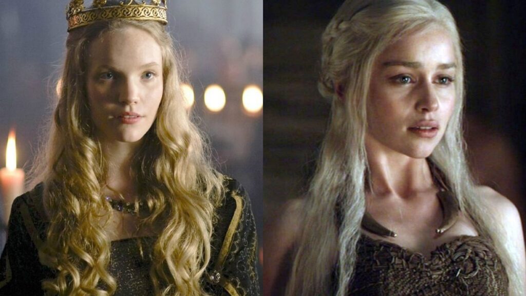 Tamzin Merchant y Emilia Clarke