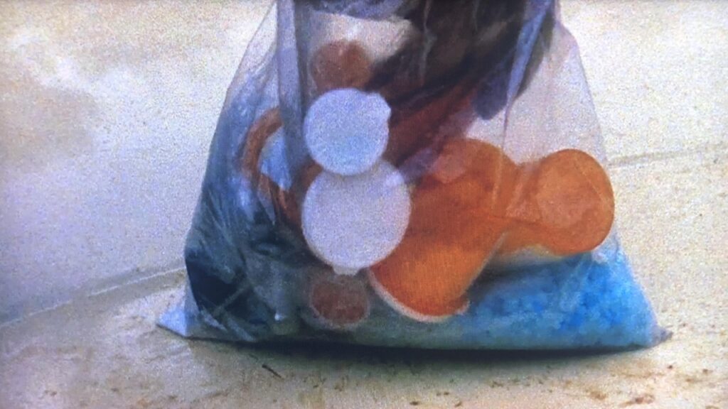 Bolsa con medicamentos en 'The walking dead'