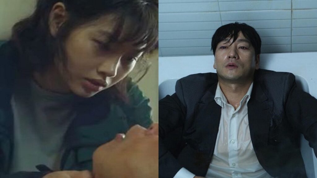 Sae Byeok y Sang Woo en 'El juego del calamar'