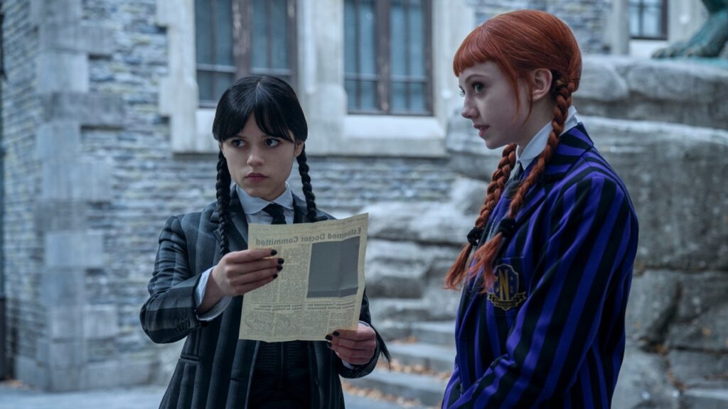 Miércoes y Agnes DeMille en 'Wednesday'