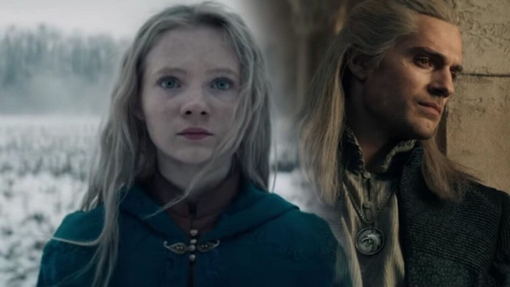 Ciri y Geralt en 'The Witcher'