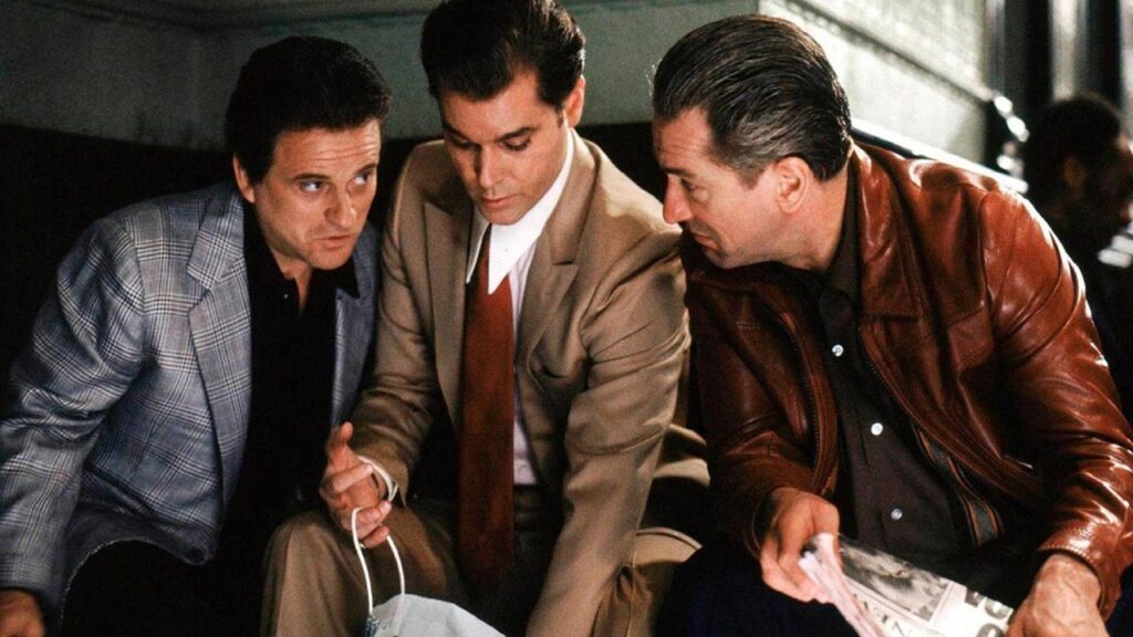 Pesci, Liotta y De Niro en 'Uno de los nuestros'