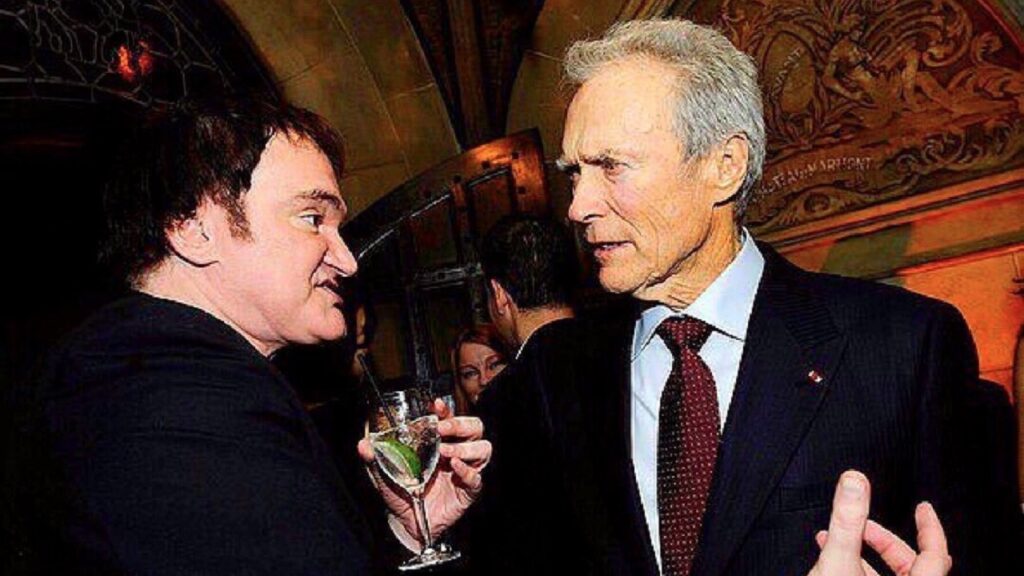 Quentin Tarantino y Clint Eastwood