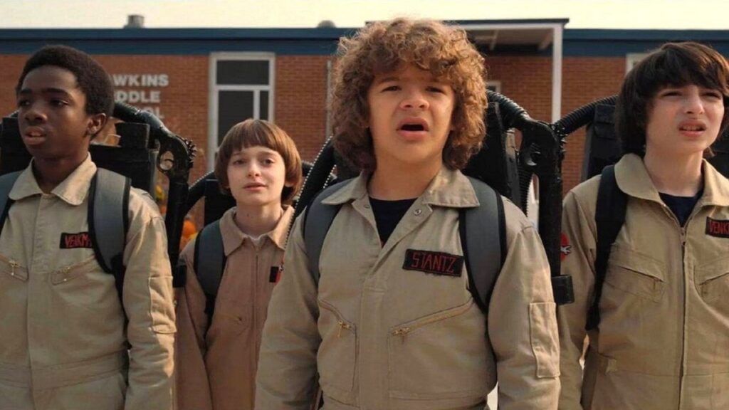 Disfraces de cazafantasmas en 'Stranger Things'