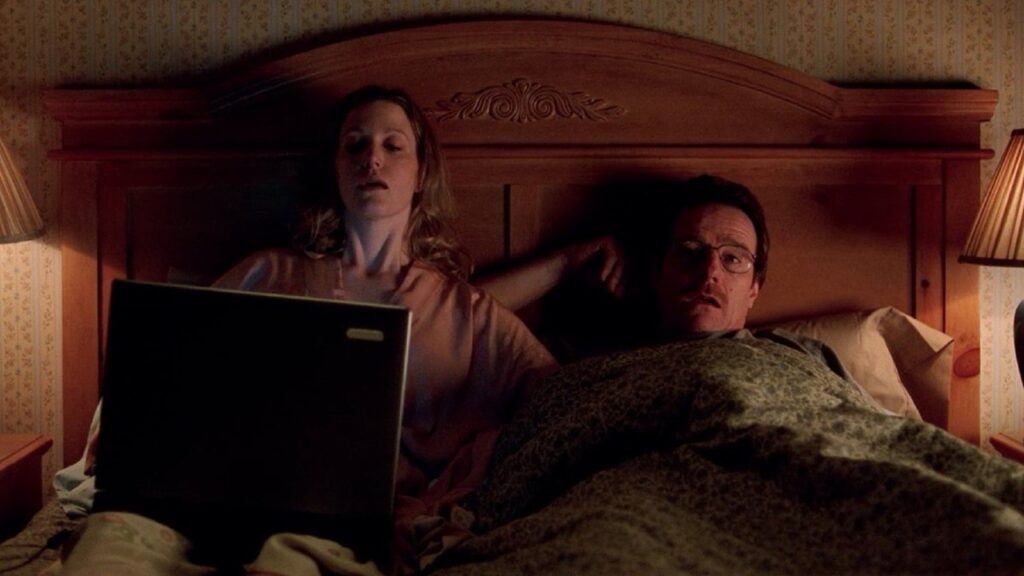 Skyler y Walter en 'Breaking Bad'