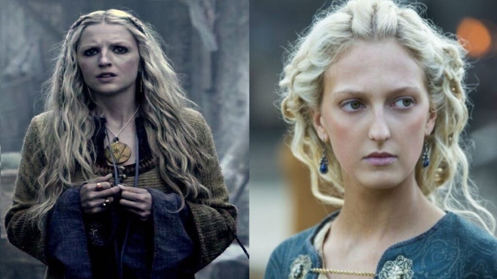 Helga y Torbi en 'Vikingos'