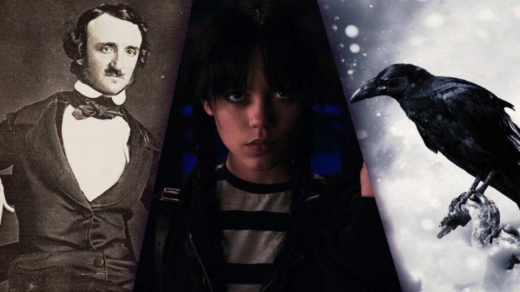 Edgar Allan Poe, Miércoles y el cuervo