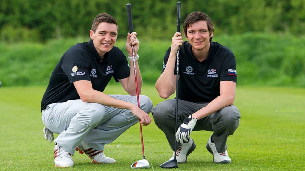 Hermanos Weasley de 'Harry Potter' jugando al golf en la vida real