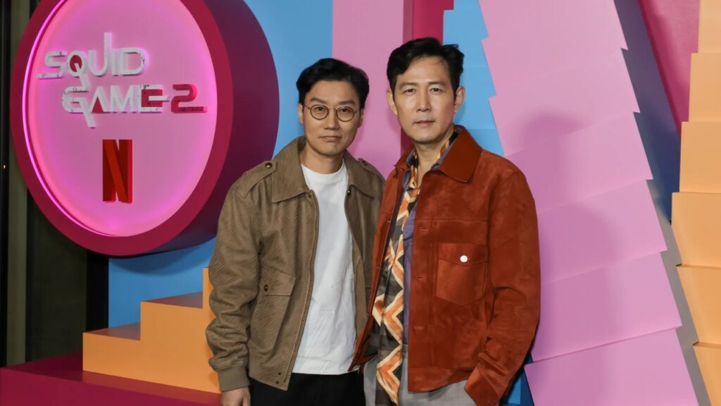 Hwang Dong Hyuk y Lee Jung Jae