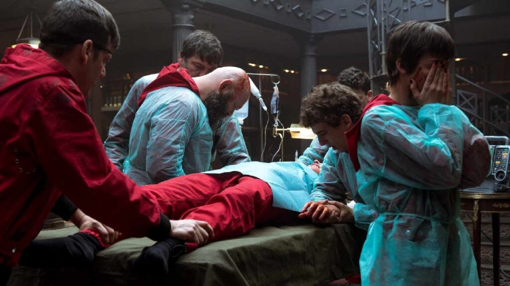 Muerte de atracador en 'La casa de papel'