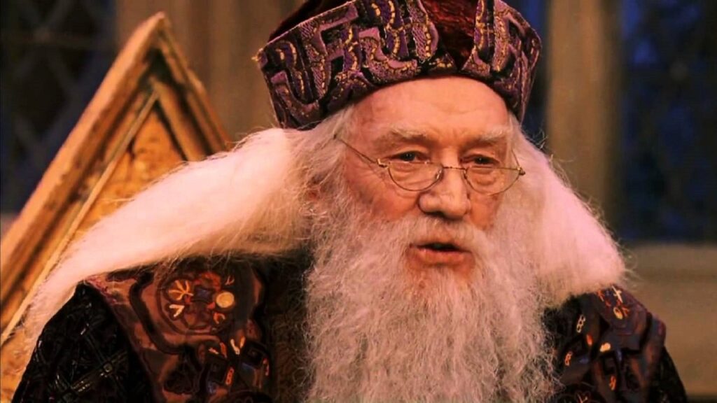 Richard Harris como Dumbledore en 'Harry Potter'