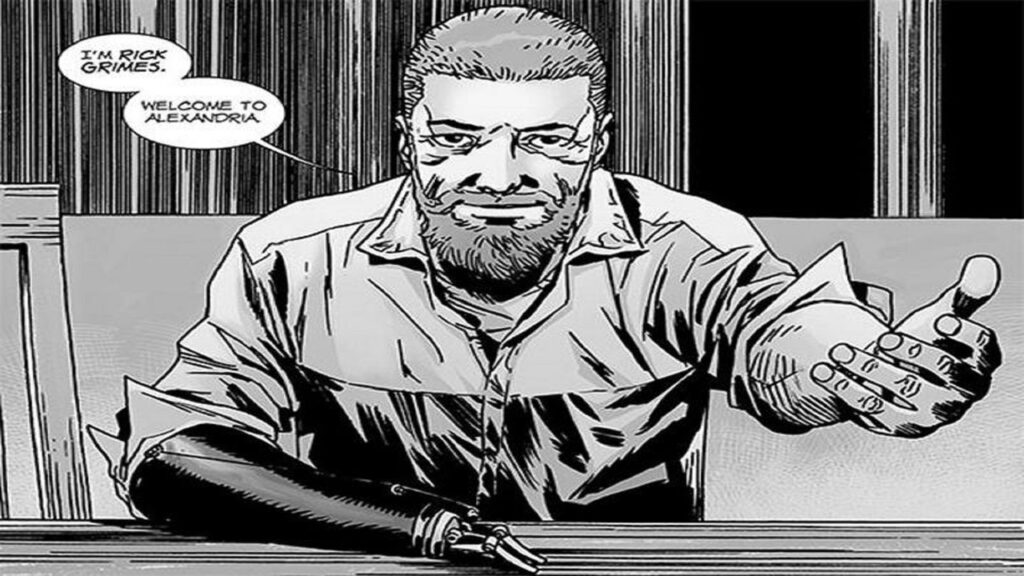 Rick Grimes en cómic de 'The walking dead'